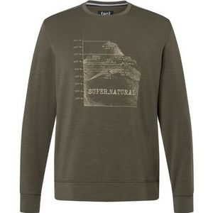 Super.Natural Heren 7 Peaks Crew Longsleeve