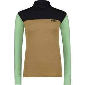 Mons Royale - Yotei Merino High Neck L/S - Merino-ondergoed - Beige