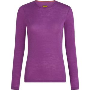 Icebreaker - W Merino 175 Everyday LS Crewe - Thermokleding - Paars