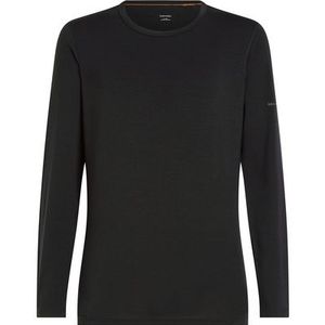 Icebreaker - Core Heavyweight LS Crewe - Thermoshirt - Zwart - Heren