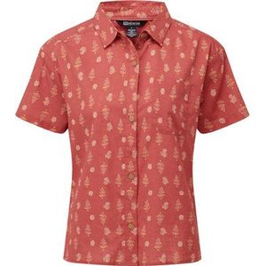 Sherpa - Jaya Camp Shirt - Dames - Korte Mouwen - Gerecycled Katoen/Polyester