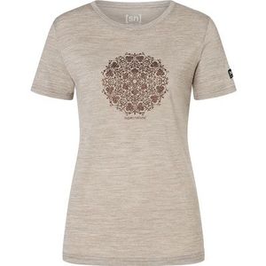 Super.natural - W ORNAMENT TEE - T-shirt - Merino - Korte Mouwen