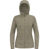 Odlo - Tencia Mid Layer Hoody Fleecevest - Beige - 93% Polyester, 7% Elastaan