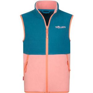 Trollkids - Kjerag - Fleecebodywarmer - Meerkleurig - 100% Polyester