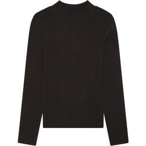 KnowledgeCotton Apparel Dames Rib High Neck Longsleeve