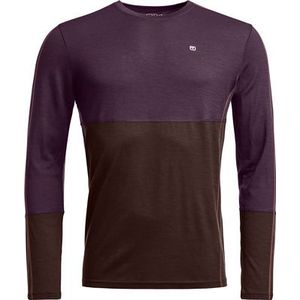 Ortovox - 185 Rock'N'Wool - Merino-ondergoed - Purper/Bruin