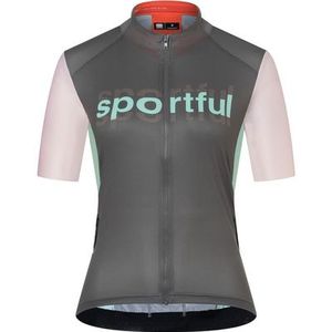 Sportful - Supergiara Logo - Korte Mouw Wielertrui - Grijs