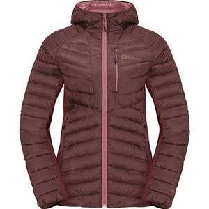 Jack Wolfskin - Routeburn Pro Ins Jkt W - Damesjas - Donkerbruin - Winddicht, Waterdicht, Ademend