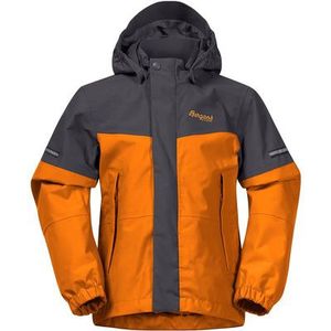 Bergans - Kids Lilletind - Jas - Cloudberry Yellow - Solid Dark Grey