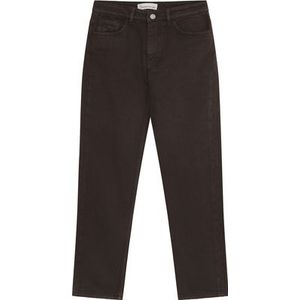 KnowledgeCotton Apparel Dames Stella Straight Mid-Rise Twill Broek