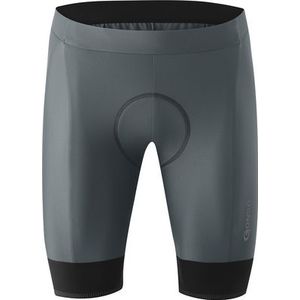 Fabrikant - Heren Fietsbroek - Donkergrijs - 65% Polyamide, 35% Elastaan