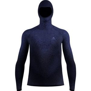 Odlo - Performance Warm Blackcomb Bl Top Facemask - Synthetisch Ondergoed - Blauw