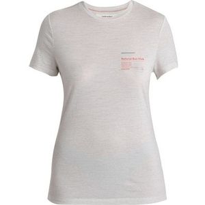 Icebreaker Dames Tech Lite III Natural Run Club 2.0 T-Shirt