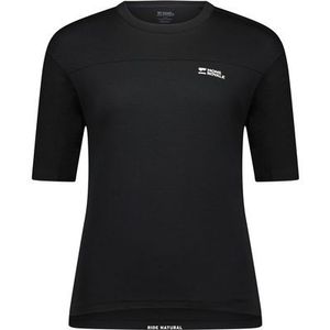 Mons Royale - Diversion - Fietsshirt - Zwart - 52% Wol, 35% Polyester, 13% Polyamide