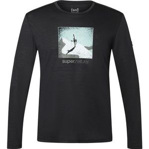 Super.natural - Almost Done - T-shirt Met Lange Mouwen - Merinowol