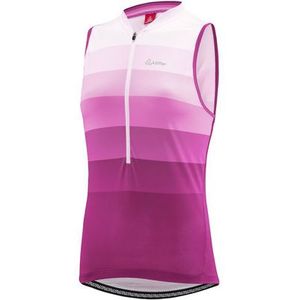 Löffler - Bike Sleevless Jersey Halfzip - Fietshemd - Roze
