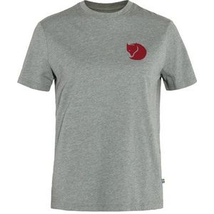 FJALLRAVEN - Fox Boxy Logo Tee W - T-shirt - Grijs