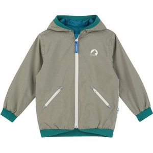 Omkeebare regenjas voor kinderen MUUTUVA FINKID saliegroen