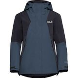 Jack Wolfskin - Flowline 2L INS - Skijack - Donkerblauw - Dames
