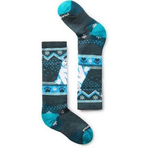 Smartwool Kinderen Winter Full C. Polar Bear OTC Recycled Sokken