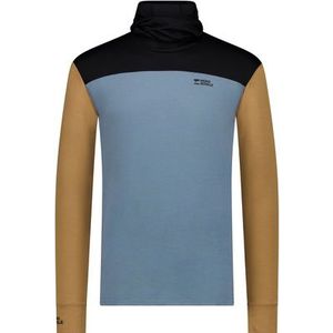 Mons Royale Heren Yotei Merino Powder Hood Longsleeve