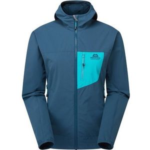 Mountain Equipment - Echo Hooded Jacket - Softshelljack - Blauw