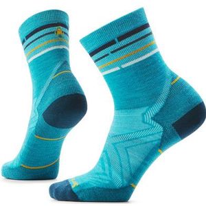 Smartwool Dames Run Zero Cushion Mid Crew Sokken