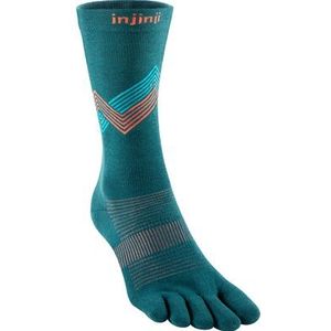 Injinji - Run Lightweight Crew - Teensokken - Lagoon groen/Roze