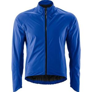 Heren - Fietsjack - Donkerblauw - 100% Polyester - Waterdicht