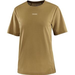 Salomon - Shakeout Core SS Tee - Kaki - Dames