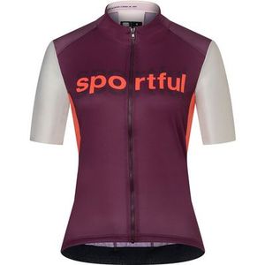 Sportful - Supergiara Logo - Korte Mouw Wielertrui - Paars