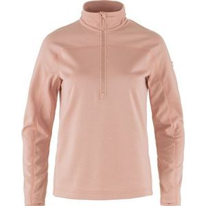 Fjällräven - Abisko Lite Fleece Half Zip - Fleecetrui - Roze - 100% Polyester