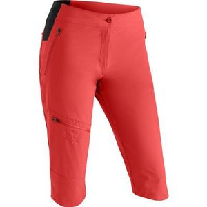 Dames - Wandelbroek - Karmijnrood - Elastische Functionele Broek - Slim Fit
