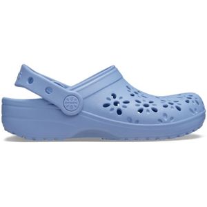 Crocs Toddler Classic Floral Cut-Out Klompen Kinder Blue Haze 27