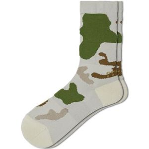 Crocs Socks Camo Crew Camo Schoenen Unisex Camouflage S-M