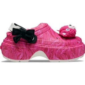 Crocs Fortnite X Stomp Lined Cuddle Team Leader Klompen Unisex Pink Multi 43