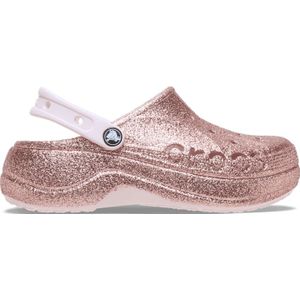 Crocs Baya Platform Glitter Klompen Damen Barely Pink 41