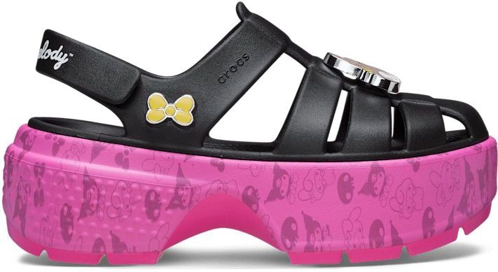 Klompen - Crocs Mymeldykurmi Stomp Sndl - Metalen Charms - Grafische Print