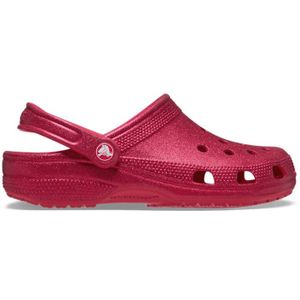 Crocs Classic Glitter Klompen Unisex Digital Raspberry Glitter 43