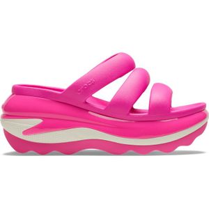 Crocs Mega Crush Triple Strap Slides Unisex Pink Crush 38