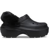 Crocs - Stomp Lined - Klompen - Black - Croslite - Hakhoogte 5,6 cm