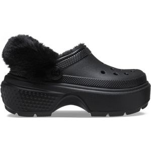 Crocs - Stomp Lined - Klompen - Black - Croslite - Hakhoogte 5,6 cm