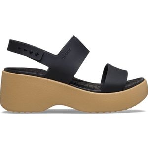 Crocs Brooklyn Sky Sandalen Damen Black/Cashew 36