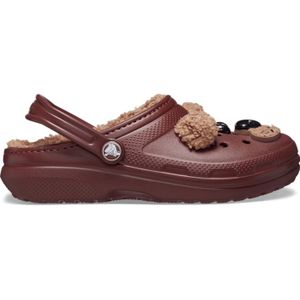 Crocs Classic Lined I AM Brown Bear Klompen Kinder Dark Clay 33