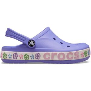 Crocs Bayaband Flower Band Klompen Kinder Digital Violet 28