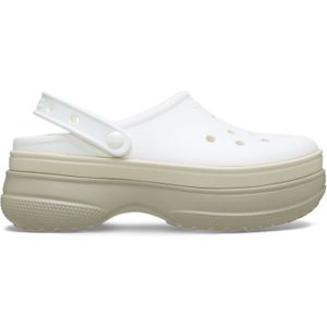 Crocs Classic Stacked Klompen Unisex Chalk 36