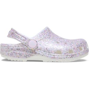 Crocs Toddler Classic Fantasy Glitter Klompen Kinder White 27