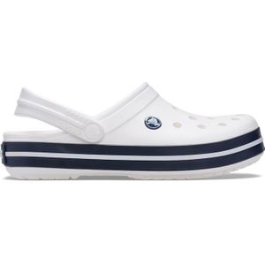 Crocs Crocband Klompen Kinder White / Navy 28
