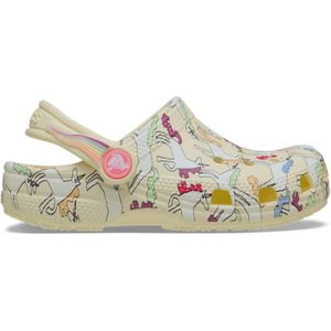 Crocs Classic Unicorn Graphic T Klompen Kinder Yellow Light 27
