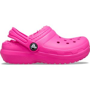 Crocs Toddler Classic Lined Klompen Kinder Pink Crush / Pink Crush 19